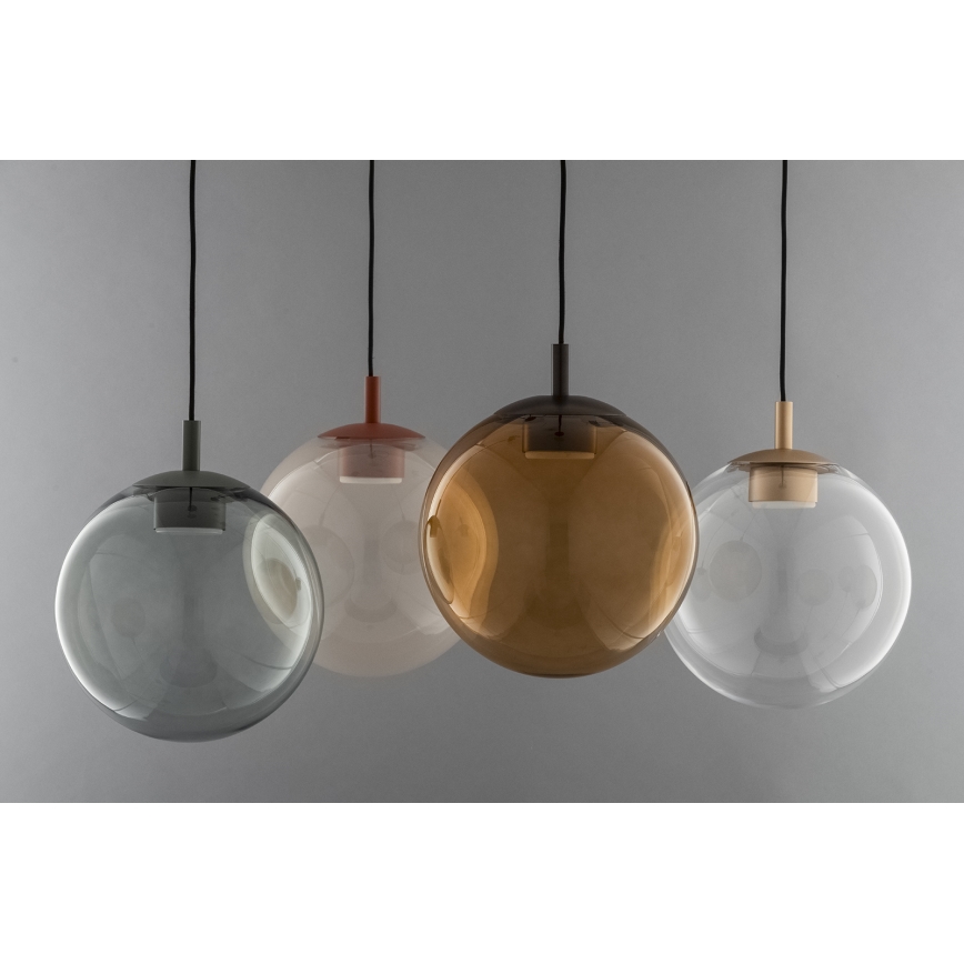 Argon 8828 - Lustra ar auklu SACRAMENTO 1xGX53/8W/230V caurspīdīga/zelta