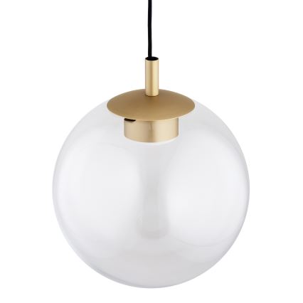 Argon 8828 - Lustra ar auklu SACRAMENTO 1xGX53/8W/230V caurspīdīga/zelta