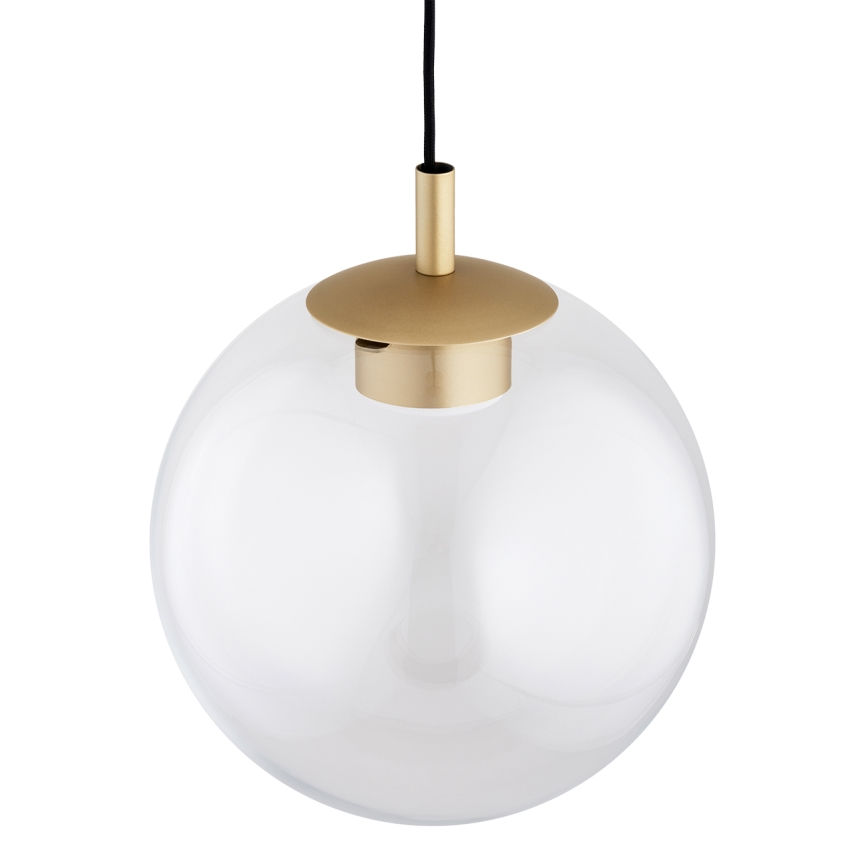 Argon 8828 - Lustra ar auklu SACRAMENTO 1xGX53/8W/230V caurspīdīga/zelta