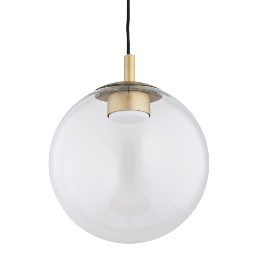 Argon 8828 - Lustra ar auklu SACRAMENTO 1xGX53/8W/230V caurspīdīga/zelta