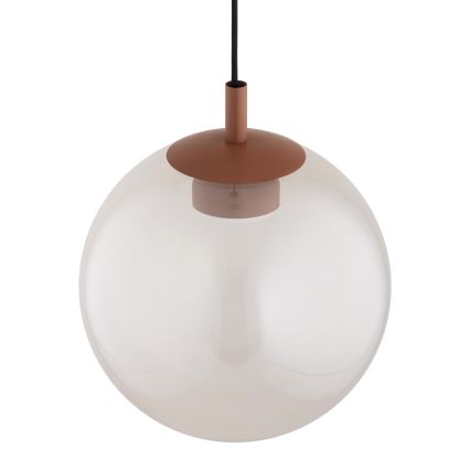 Argon 8829 - Lustra ar auklu SACRAMENTO 1xGX53/8W/230V caurspīdīga/brūna