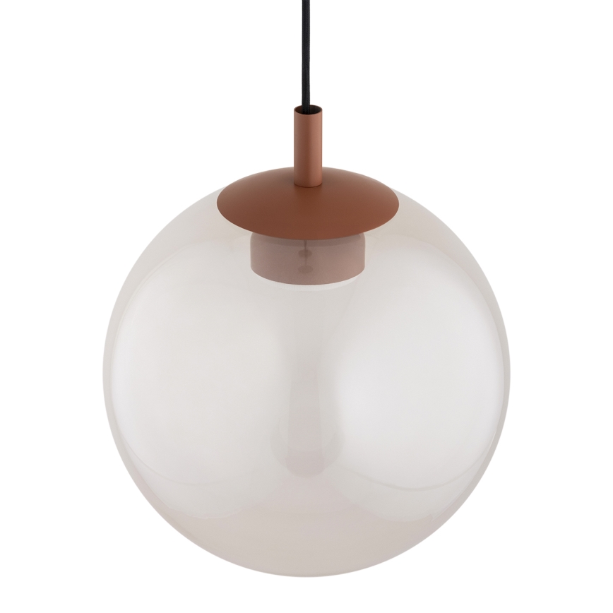 Argon 8829 - Lustra ar auklu SACRAMENTO 1xGX53/8W/230V caurspīdīga/brūna