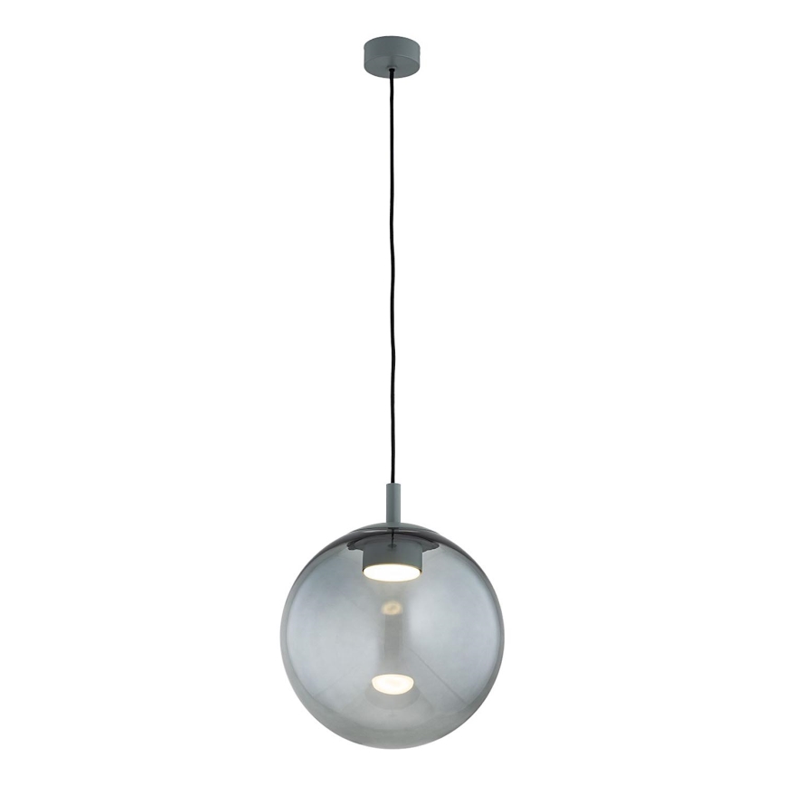 Argon 8830 - Lustra ar auklu SACRAMENTO 1xGX53/8W/230V zaļa/dūmakains