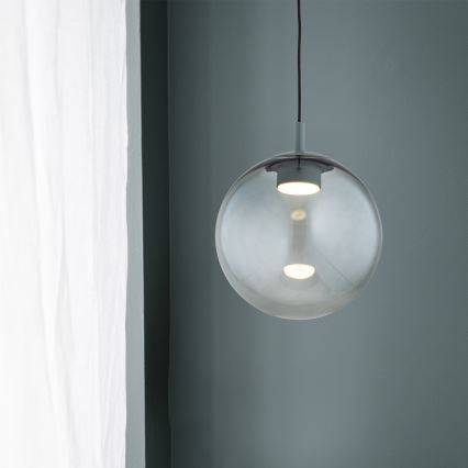 Argon 8830 - Lustra ar auklu SACRAMENTO 1xGX53/8W/230V zaļa/dūmakains