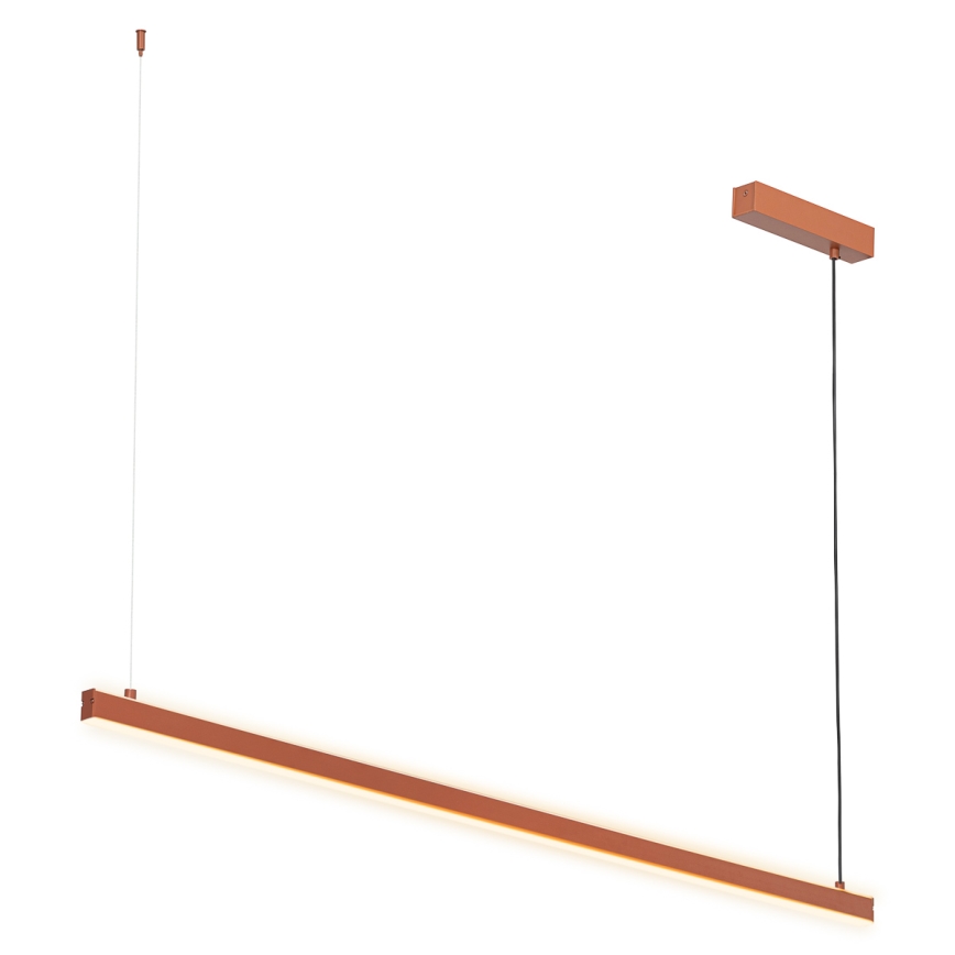 Argon 8834 - LED Lustra ar auklu MIAMI LED/37W/230V 3000K brūna