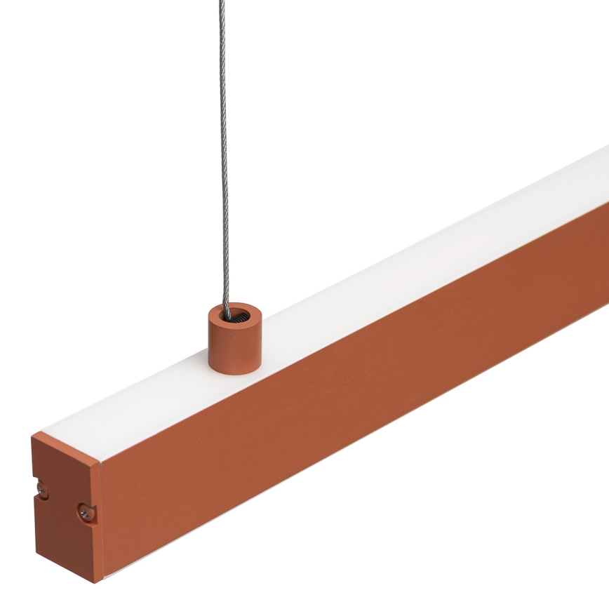 Argon 8834 - LED Lustra ar auklu MIAMI LED/37W/230V 3000K brūna