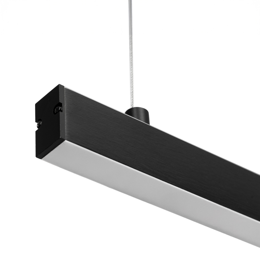 Argon 8835 - LED Lustra ar auklu MIAMI LED/37W/230V 3000K melna