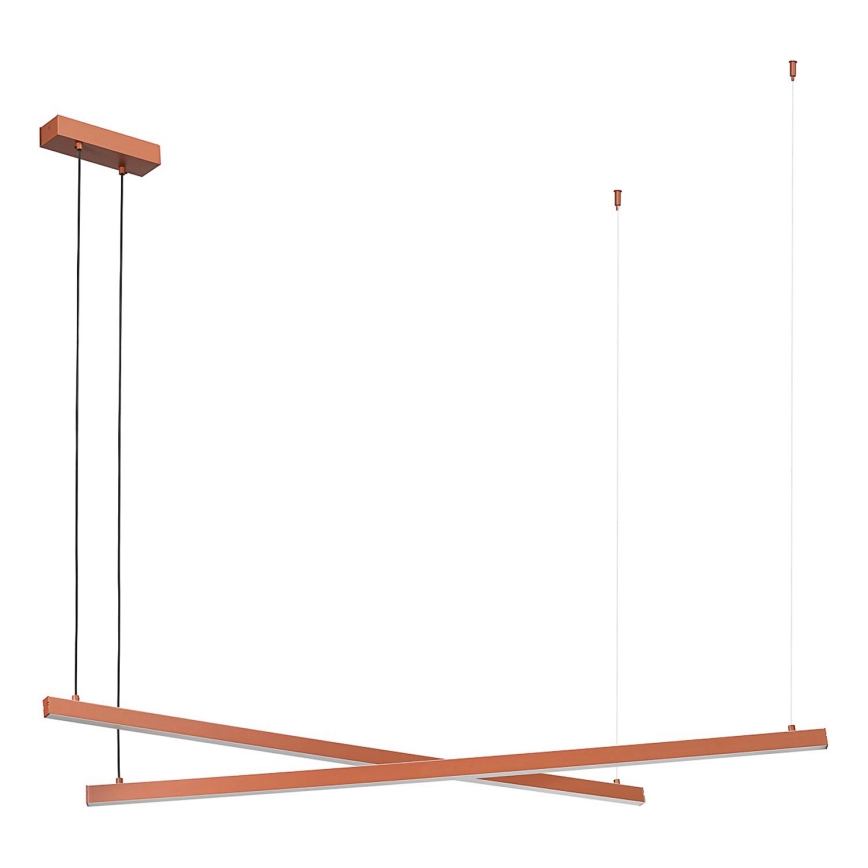 Argon 8837 - LED Lustra ar auklu MIAMI LED/74W/230V 3000K brūna