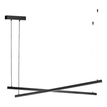 Argon 8838 - LED Lustra ar auklu MIAMI LED/74W/230V 3000K melna