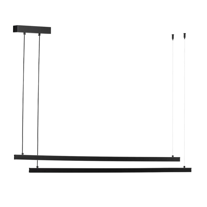 Argon 8838 - LED Lustra ar auklu MIAMI LED/74W/230V 3000K melna