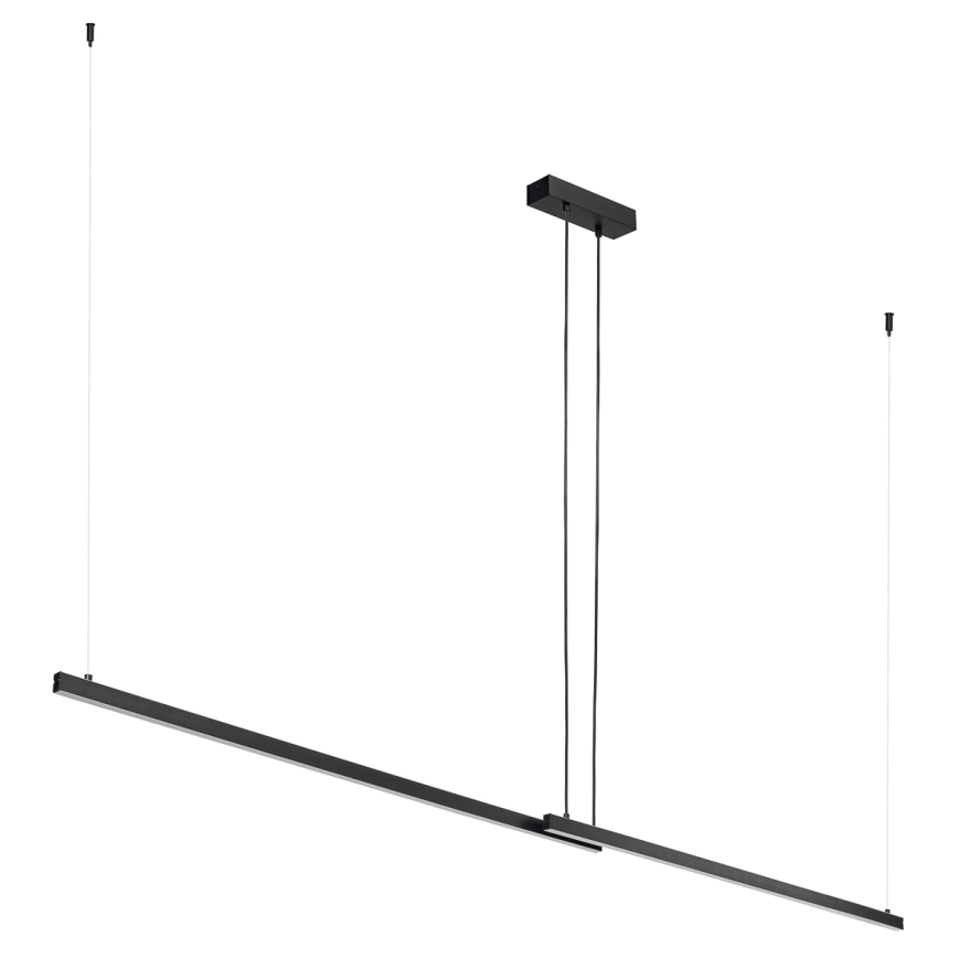 Argon 8838 - LED Lustra ar auklu MIAMI LED/74W/230V 3000K melna