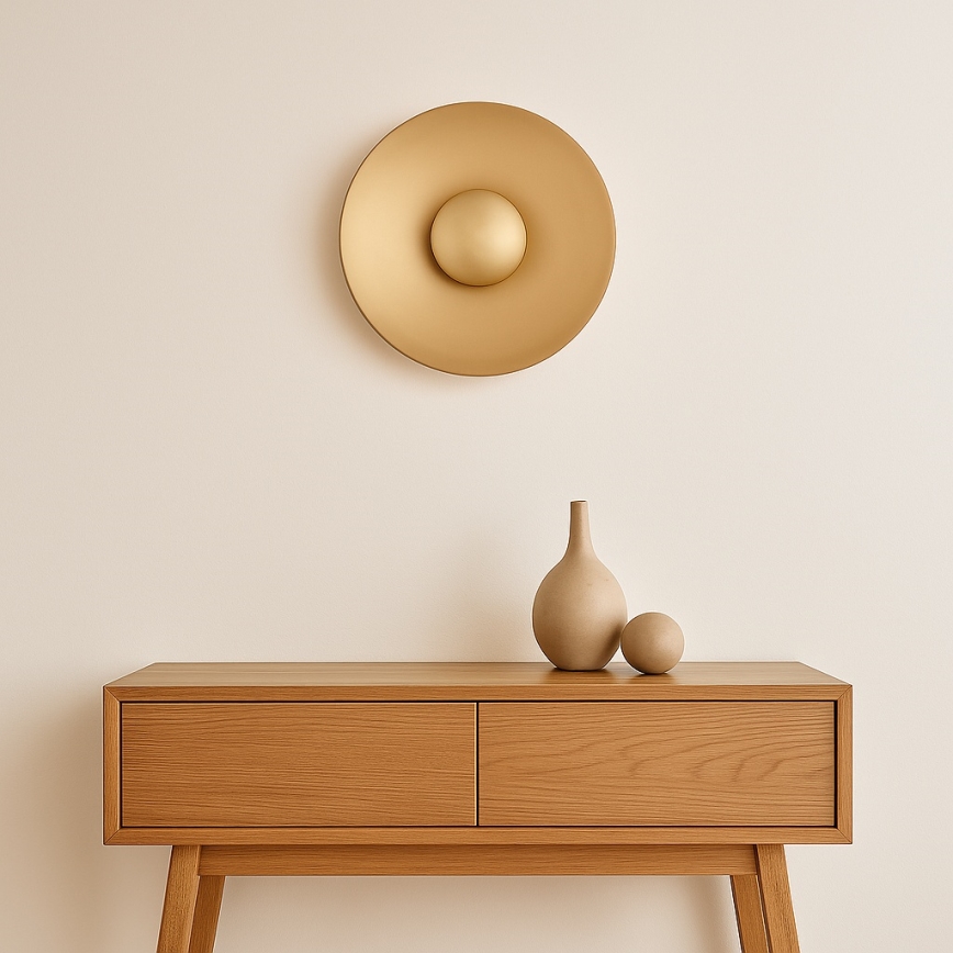 Argon 8865 - LED sienas gaismeklis BOLTON LED/12,5W/230V 3000K zelta