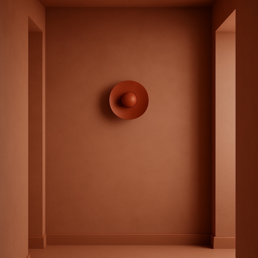 Argon 8866 - LED sienas gaismeklis BOLTON LED/12,5W/230V 3000K terakotas krāsā