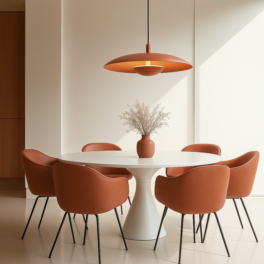 Argon 8870 - LED lustra uz troses BOLTON LED/12,5W/230V 3000K terakotas krāsā