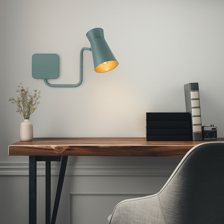 Argon 8883 - Sienas lampa LORD 1xE14/7W/230V pelēka