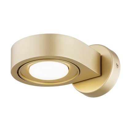 Argon 8899 - Sienas gaismeklis LOTUS 1xGX53/12W/230V zelta krāsā