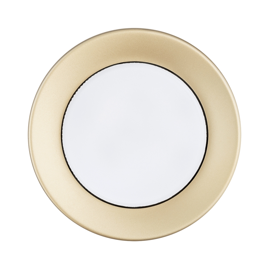 Argon 8903 - Griestu gaismeklis ELORA 1xGX53/7W/230V Ø 11 cm zelta