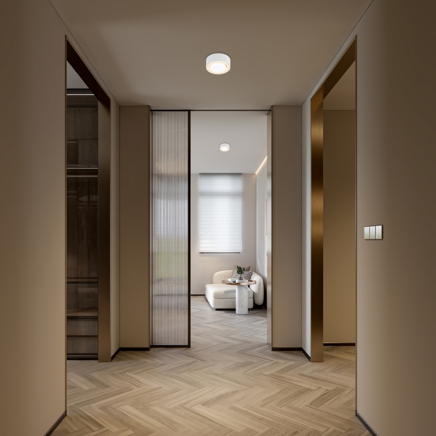 Argon 8915 - Griestu gaismeklis ELORA 1xGX53/7W/230V diam. 11 cm balts