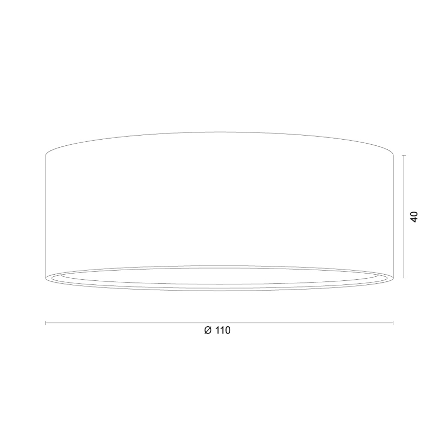 Argon 8915 - Griestu gaismeklis ELORA 1xGX53/7W/230V diam. 11 cm balts