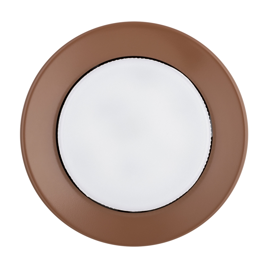 Argon 8916 - Griestu gaismeklis ELORA 1xGX53/7W/230V, diametrs 11 cm, terakotas krāsā