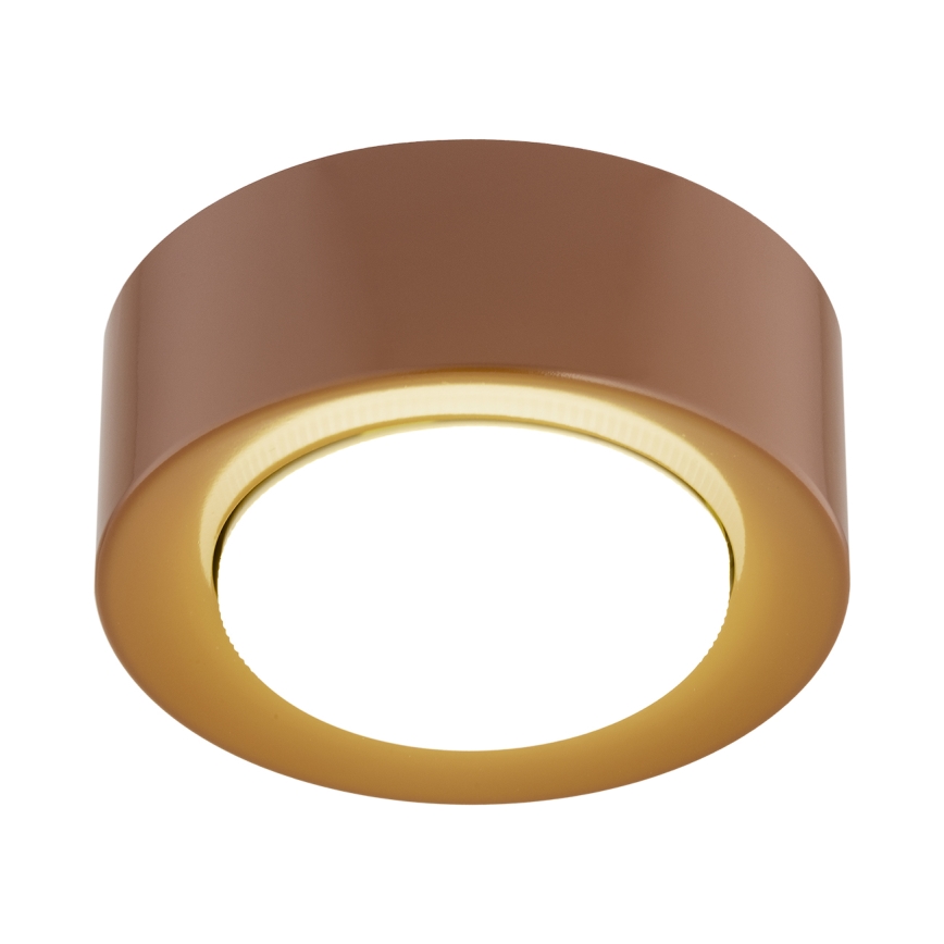 Argon 8916 - Griestu gaismeklis ELORA 1xGX53/7W/230V, diametrs 11 cm, terakotas krāsā