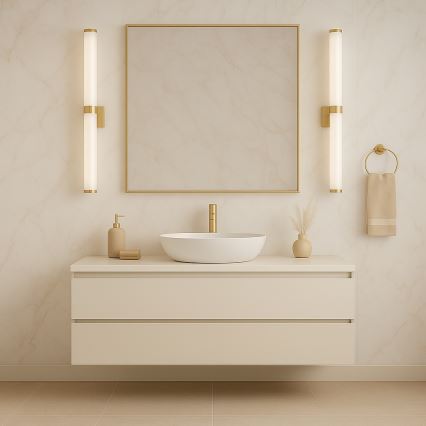 Argon 8926 - LED vannas istabas spoguļa apgaismojums BATUMI LED/24W/230V 3000K IP44 zelta