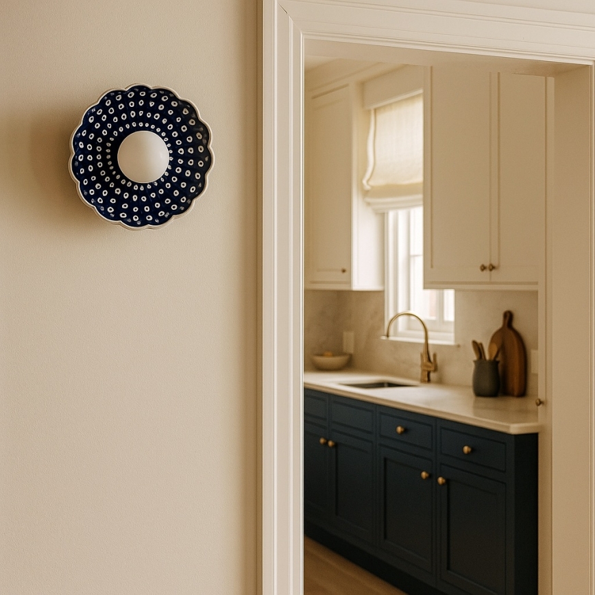 Argon 8933 - Sienas gaismeklis BOLL 1xG9/6W/230V zils