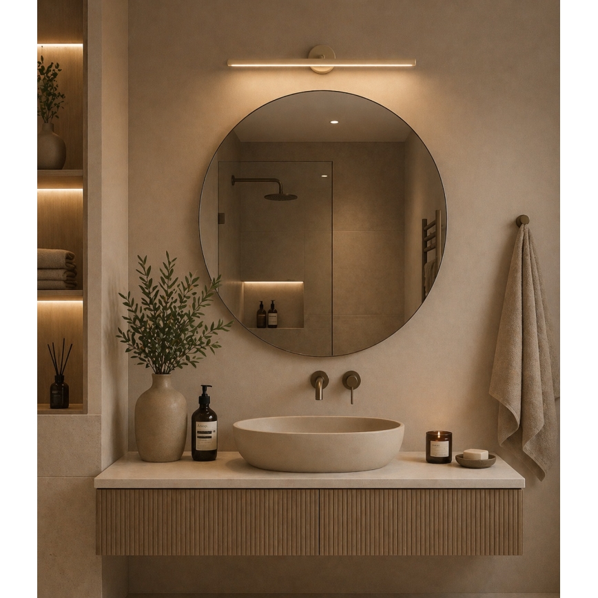 Argon 8992 - LED gaismeklis gleznas apgaismošanai MIRI LED/7,2W/230V 3000K 40 cm bēšs