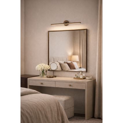 Argon 8995 - LED gaismeklis gleznām MIRI LED/10,8W/230V 3000K 60 cm brūns