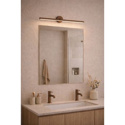 Argon 8997 - LED gaismeklis gleznām MIRI LED/18W/230V 3000K 100 cm brūns