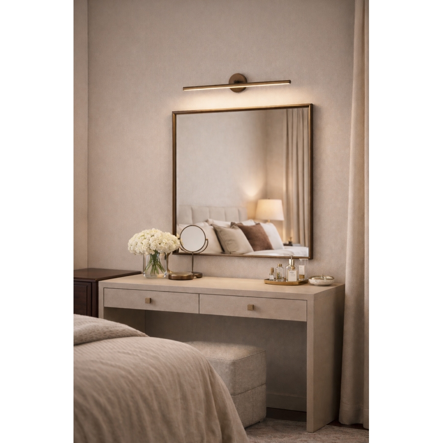Argon 8997 - LED gaismeklis gleznām MIRI LED/18W/230V 3000K 100 cm brūns