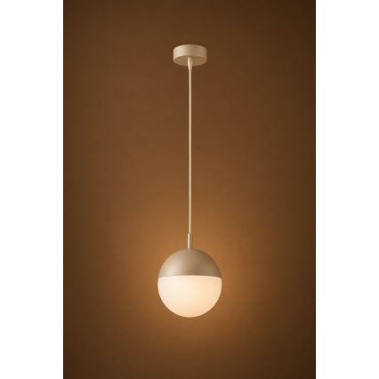 Argon 9001 - āra karājamā lustra uz troses LIV 1xE27/15W/230V IP44 bēša