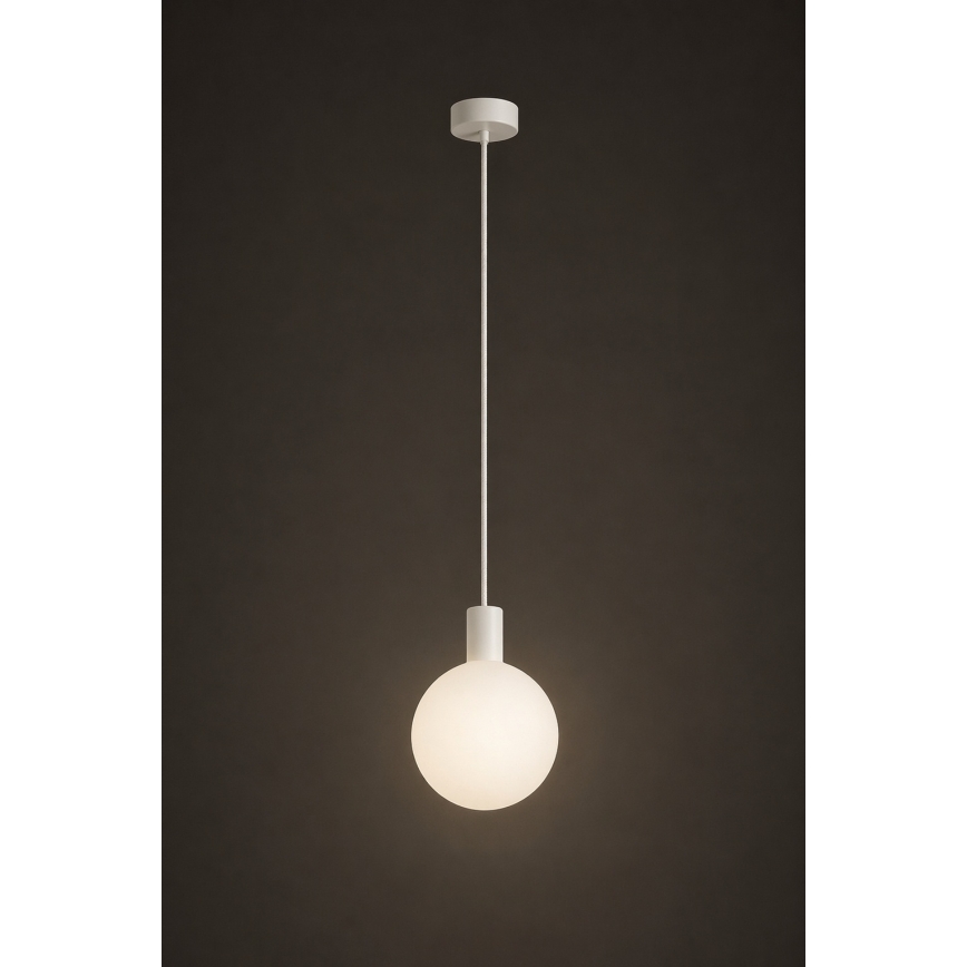 Argon 9004 - Āra lustra uz stieples ORE 1xG9/6W/230V balta