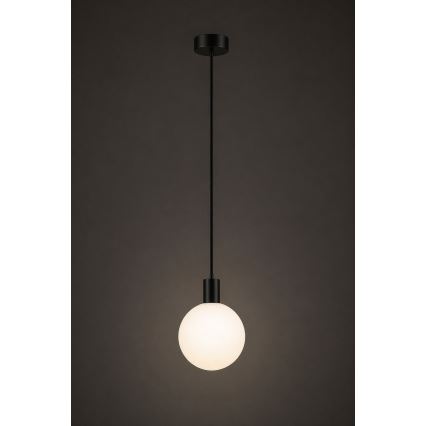 Argon 9005 - Āra lustra ar trosi ORE 1xG9/6W/230V melna