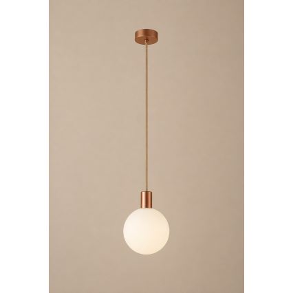 Argon 9006 - Āra piekaramā lustra uz troses ORE 1xG9/6W/230V vara krāsā