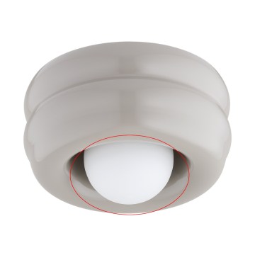 Argon - Rezerves stikls gaismeklim TEVO G9, diametrs 19 cm