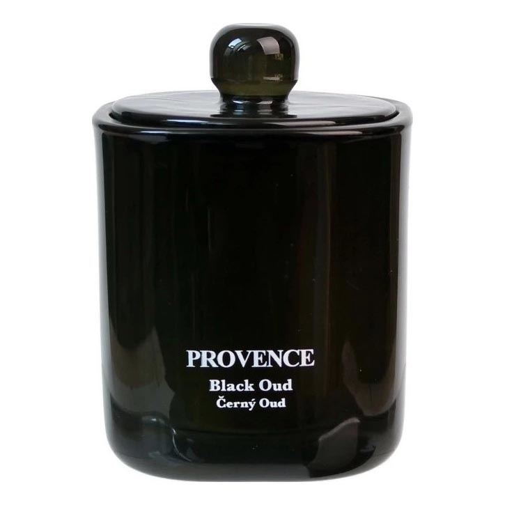 Aromātiskā svece BLACK OUD 180 g, 25 stundas