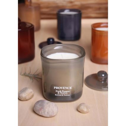 Aromātiskā svece DARK PEPPER VETIVER 180 g, 25 stundas