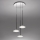 Artemide 0353030A - LED Aptumšojama lustra ar auklu ORSA CLUSTER LED/22W/230V 3000K