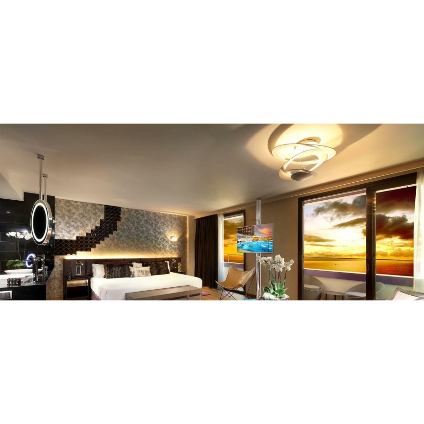 Artemide 1253120A - LED Aptumšojama griestu lampa PIRCE LED/44W/230V 3000K zelta