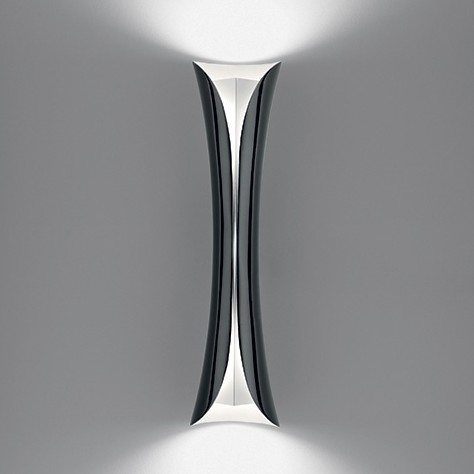 Artemide 1373010A - Sienas lampa CADMO 2xGU10/10W/230V melna