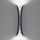 Artemide 1373010A - Sienas lampa CADMO 2xGU10/10W/230V melna