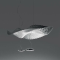 Artemide 1513010A - Lustra ar auklu COSMIC EŅĢELIS 2xR7s/11W/230V spīdīgi hromēts