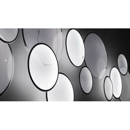 Artemide 1992330APP - LED RGBW Aptumšojuma lustra ar auklu DISCOVERY LED/42W/230V 2700-6500K melna