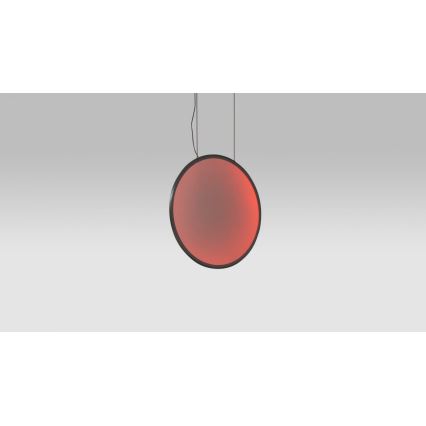 Artemide 1992330APP - LED RGBW Aptumšojuma lustra ar auklu DISCOVERY LED/42W/230V 2700-6500K melna