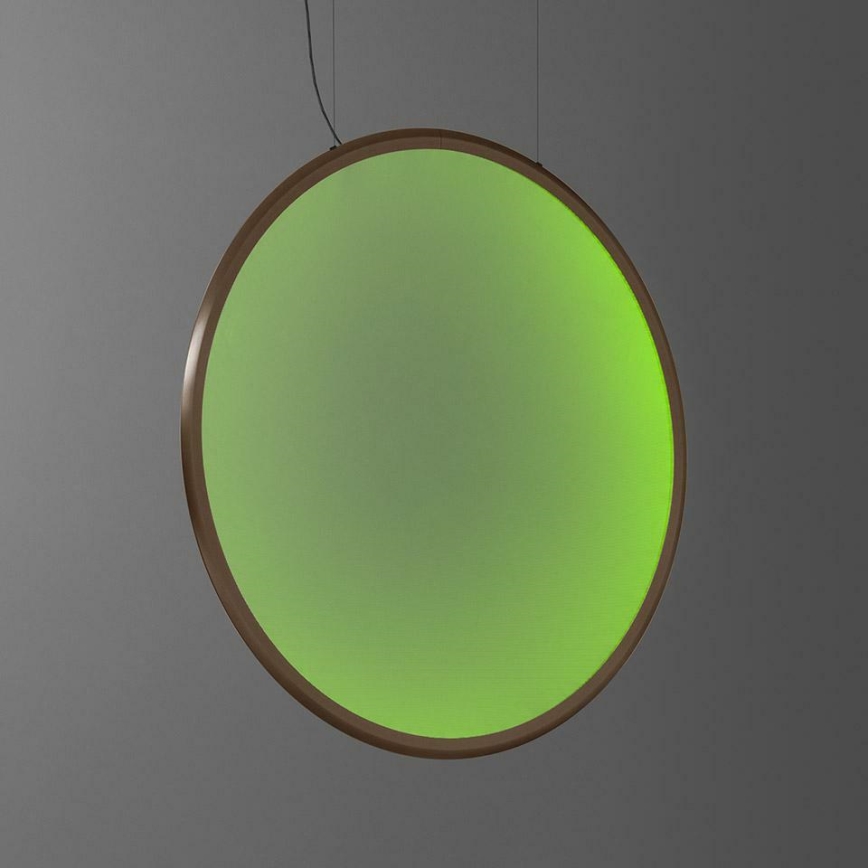 Artemide 1994360APP - LED RGBW Aptumšojuma lustra ar auklu DISCOVERY LED/79W/230V 2700-6500K bronza