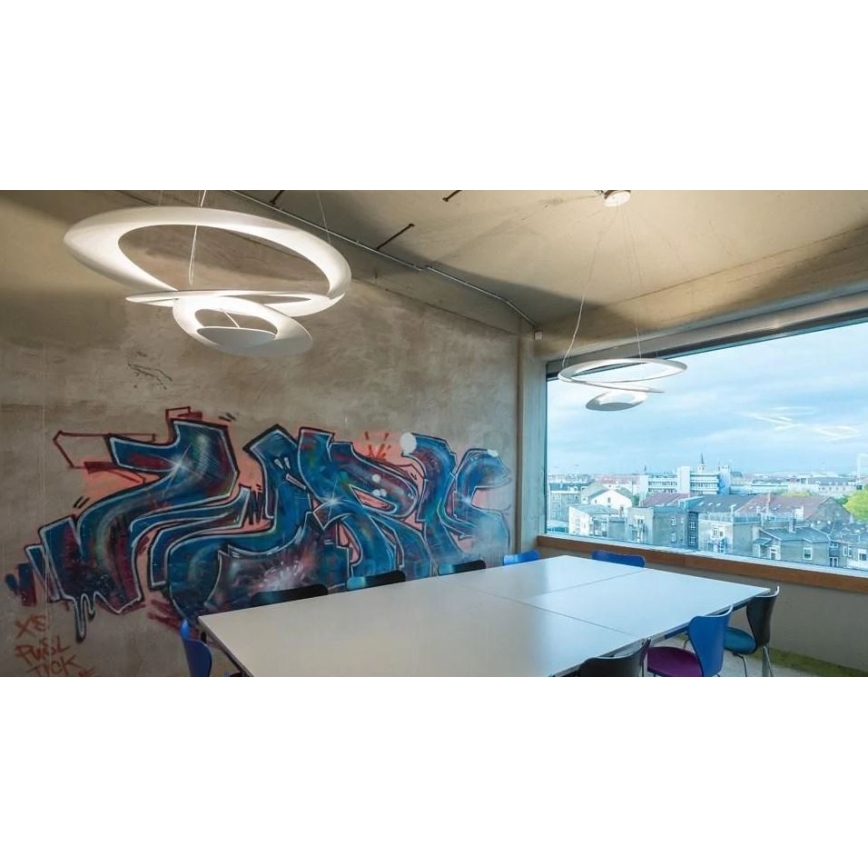 Artemide AR 1249010A - LED regulējams lustra gaismeklis uz stieples PIRCE MICRO 1xLED/27W/230V
