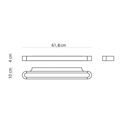 Artemide AR 1913040A - LED Sienas gaismeklis TALO 60 1xLED/25W/230V