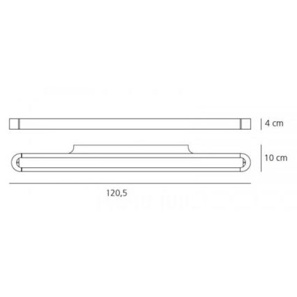 Artemide AR 1917010A - LED Sienas lampa TALO 120 1xLED/51W/230V