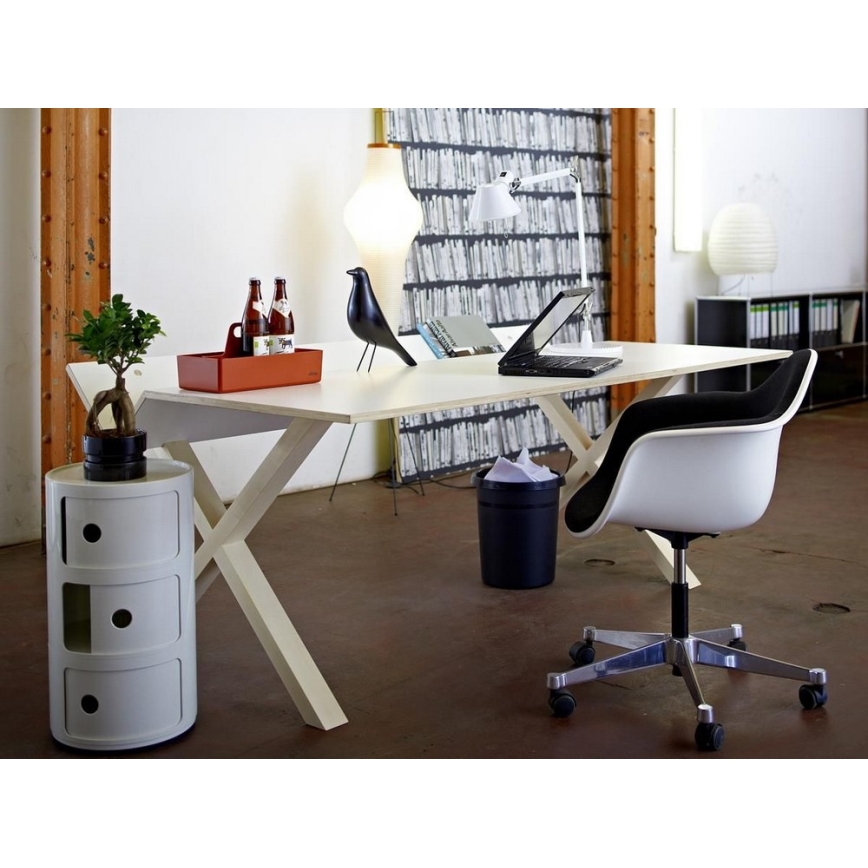 Artemide AR A005920+AR A008620 KOMPLET - Galda lampa TOLOMEO MINI 1xE27/70W/230V